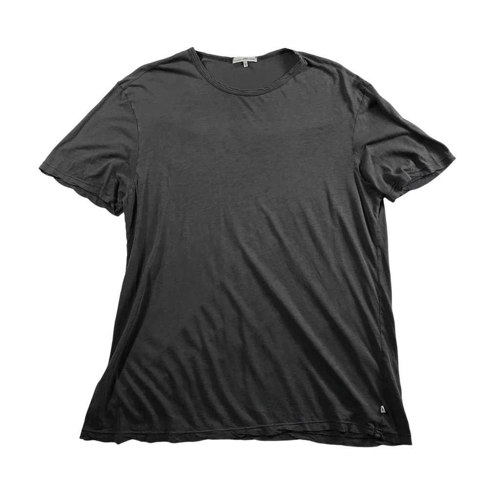 James Perse Standard Crew Neck T-Shirt Charcoal Grey Mens Size 1 Small Cotton
